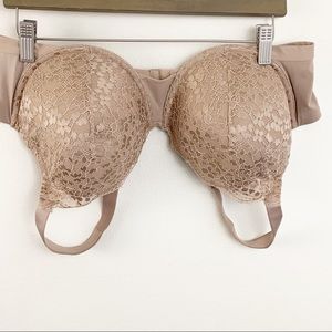 Warners Tan Lace Underwire Bra 42C